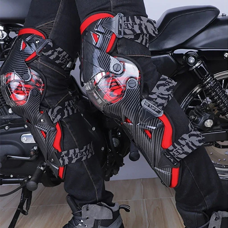 モトクロス屋外レーシング膝パッドオートバイレッグガードプロテ - Cycling Gear And Equipment のレビューと価格